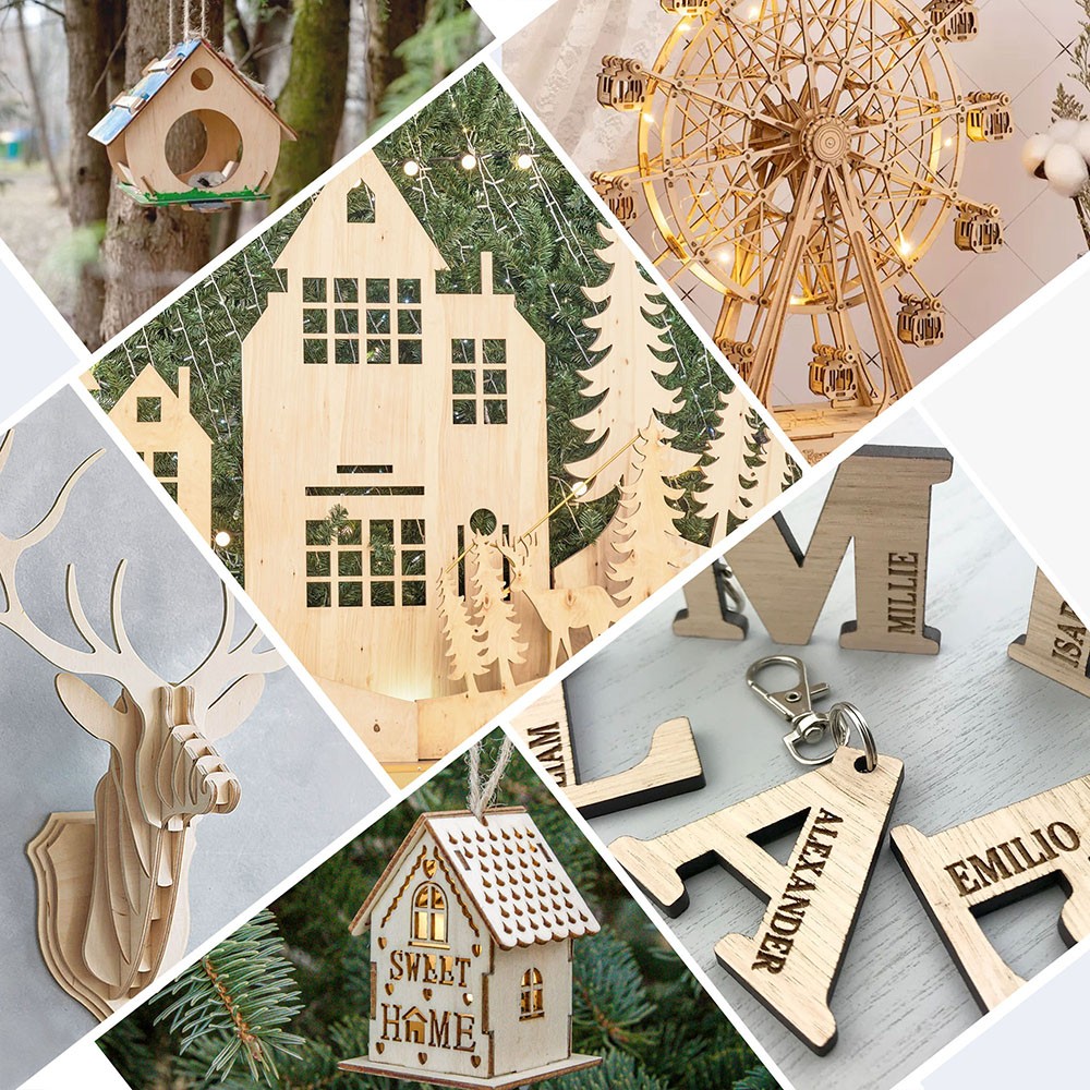 12 Pack Basswood Sheets for Craft 12 X 12 X 1/8 Inch 3mm Thick Plywood Sheets