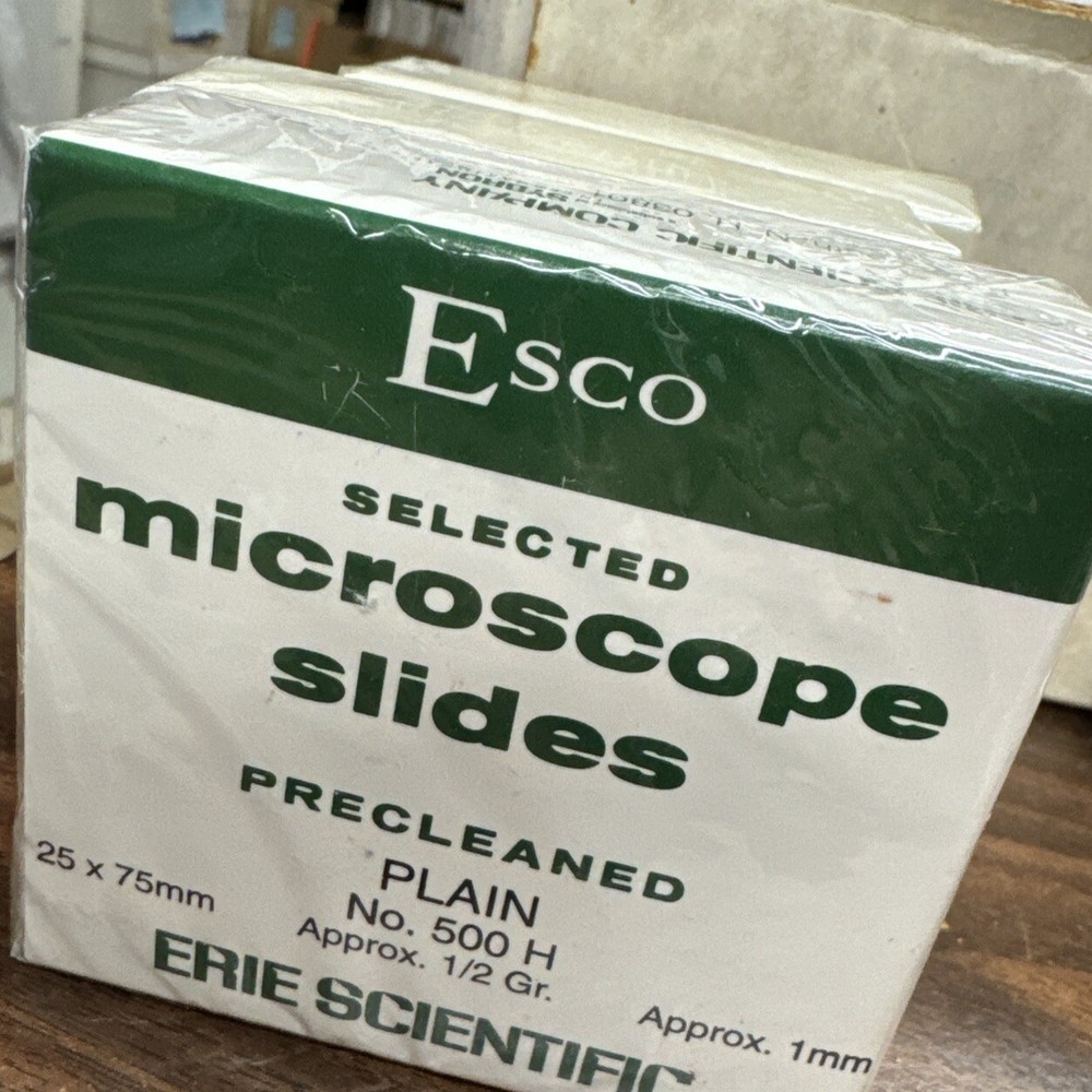 5 Boxes Microscope Slides Pre-Cleaned Glass Slides+ 3x1” Slides & Test Tubes