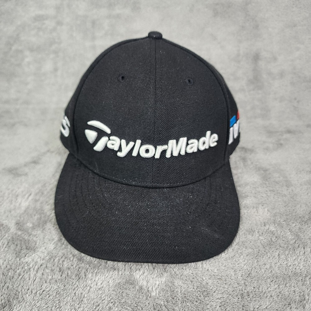 TaylorMade New Era Golf Hat Black Adjustable Fit 100% Polyester