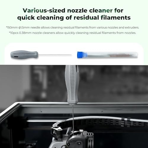 3D Printer Tools Kit, 74 Pcs in 1 3D Printing Tool Wrap Kit