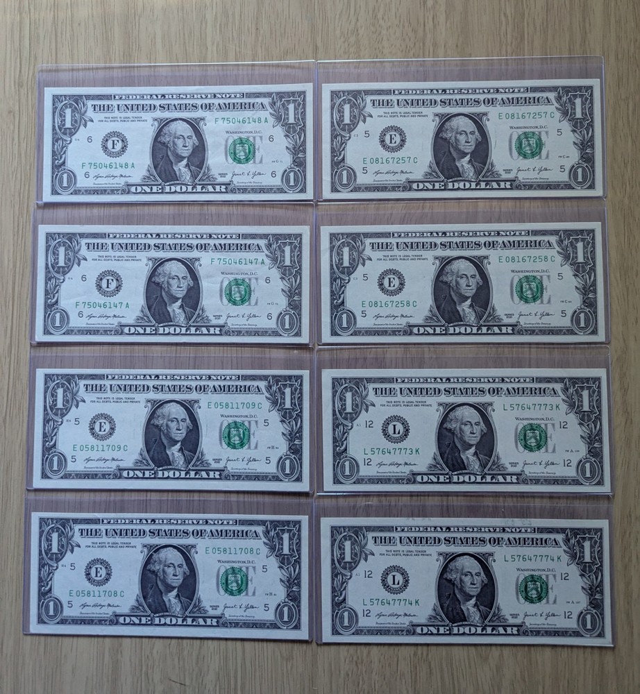 US Series 2021, 4 Different Sequential Groups, Uncirculated