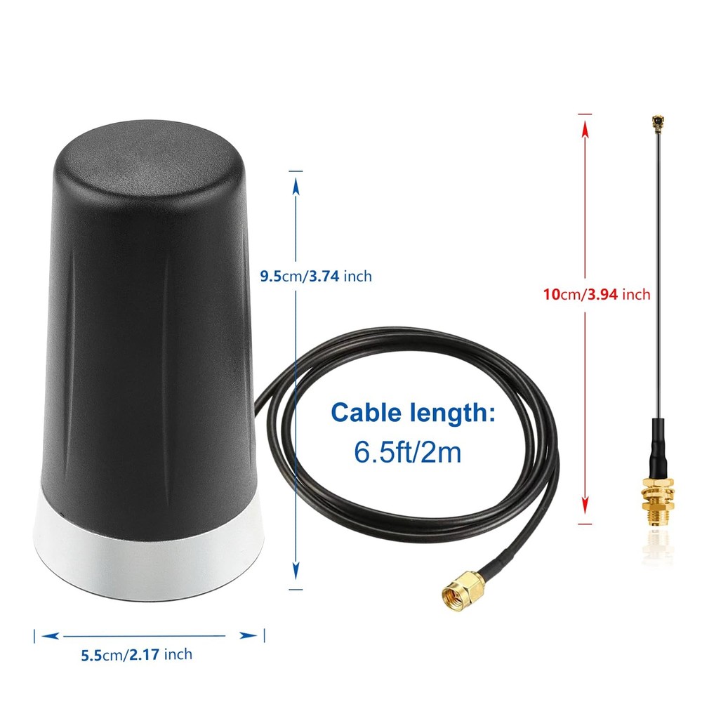 Meshtastic Long Range 915MHz Lora Magnetic Base SMA Antenna