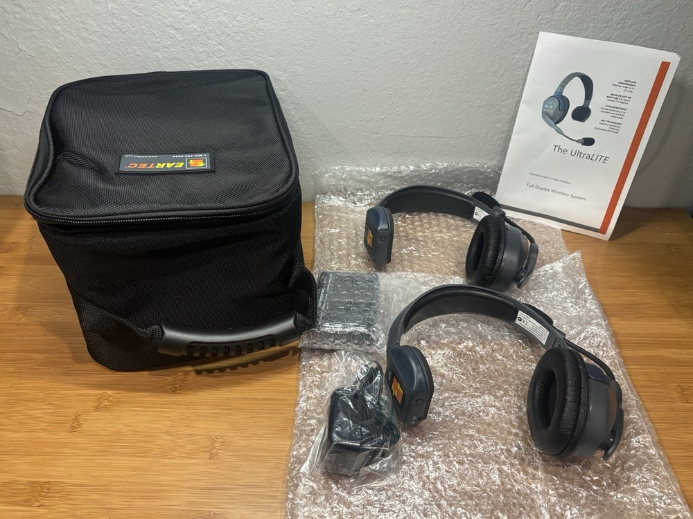 Eartec UL2S UltraLITE 2 person system wireless headset communication system