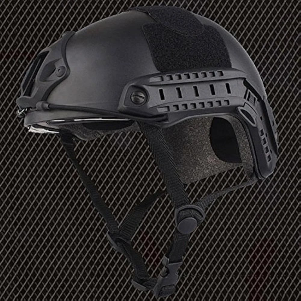 ATAIRSOFT MH Type Airsoft Tactical Fast Helmet with Protective Goggles Version