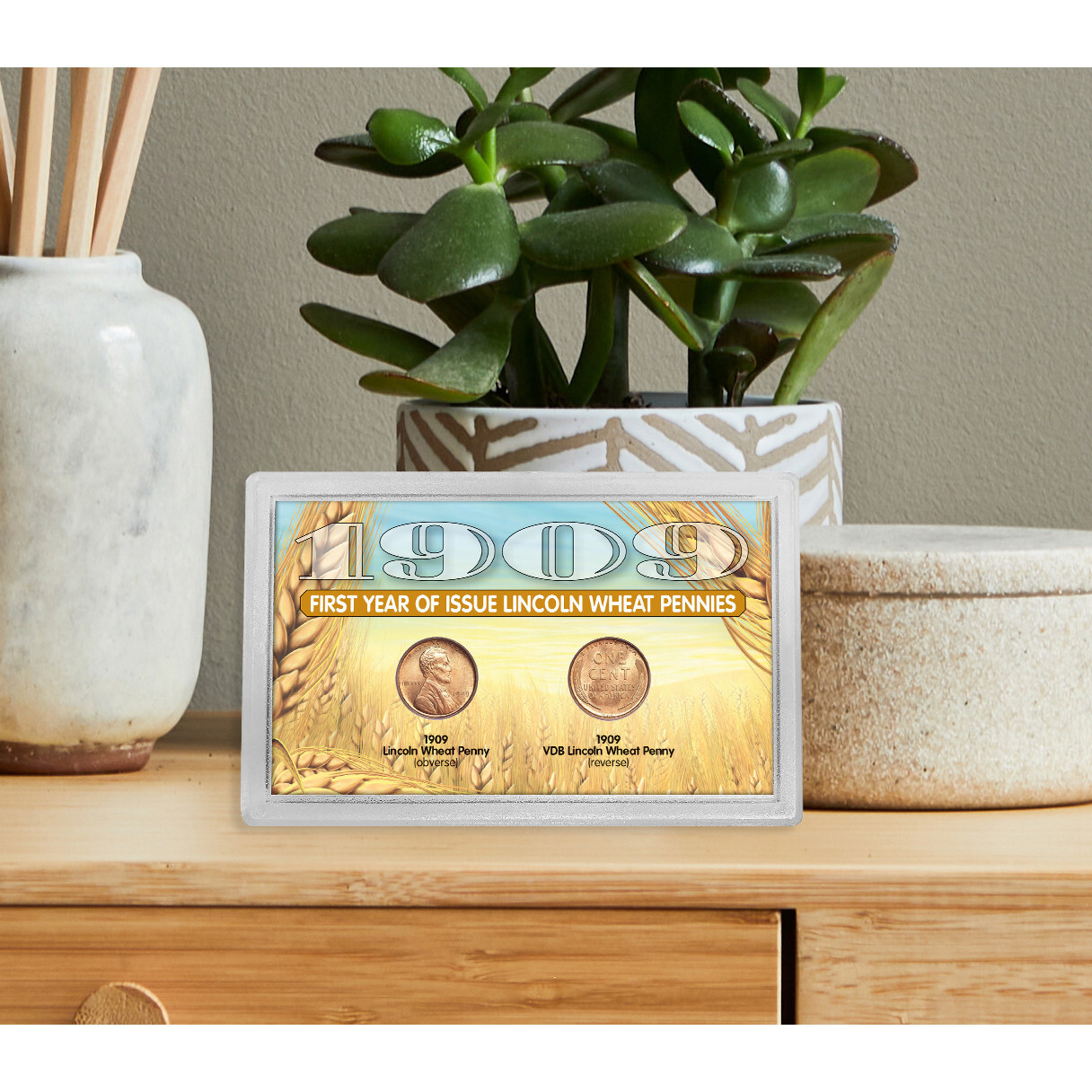 NEW 1909 and 1909 VDB “First-Year of Issue" Lincoln Wheat-Ear Pennies 13749