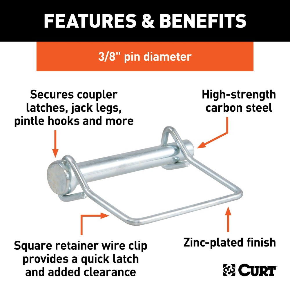 3/8" Safety Pin (2-3/4" Pin Length)