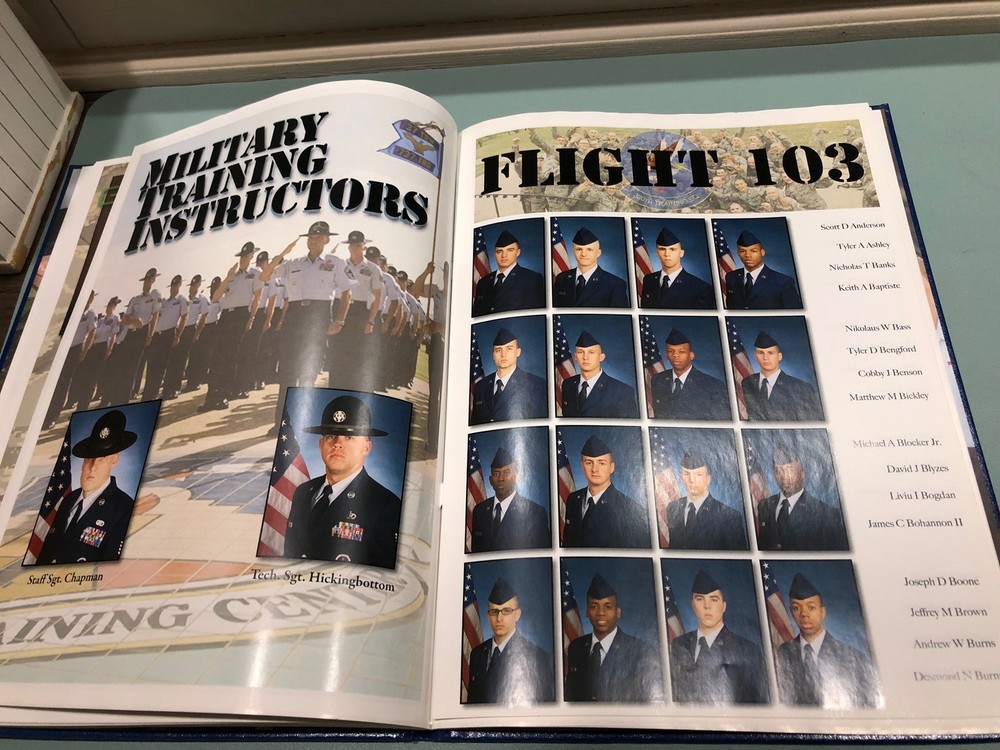 Lackland AFB Yearbook Basic Military Training 320th Training Squadron Flight 103