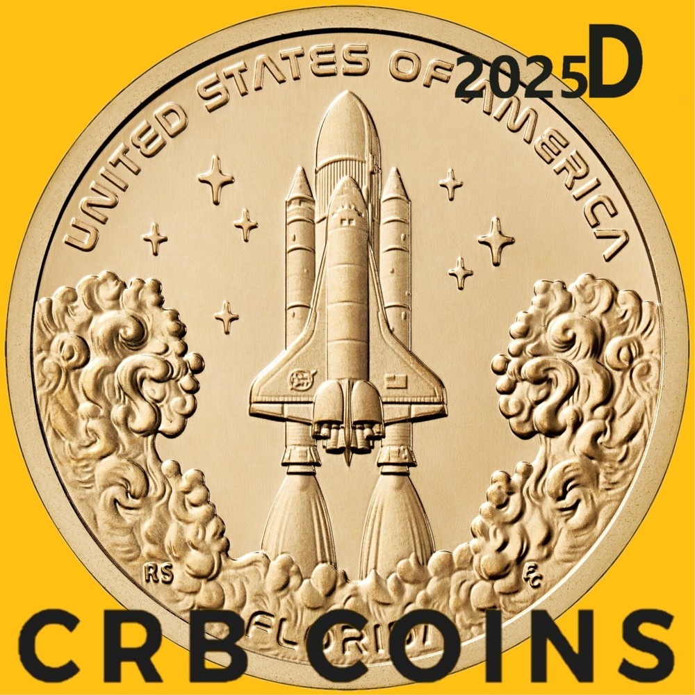 2025-D Florida (FL) Innovation Dollar - Space Shuttle (UNC) - AI28D