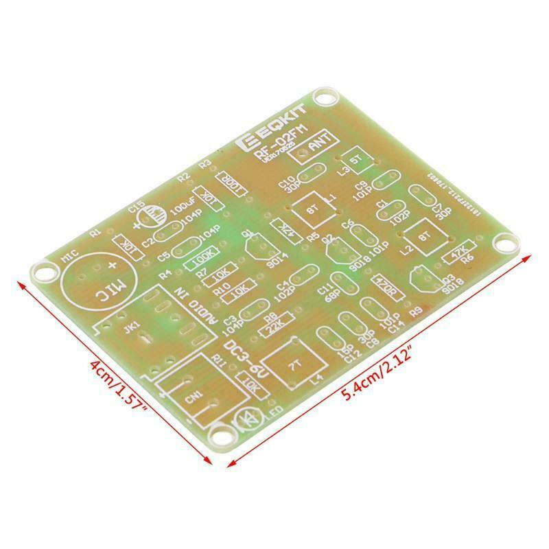 DIY Kit DC 3-6V FM Transmitter Module 88-108MHz FM Wireless Microphone Suit