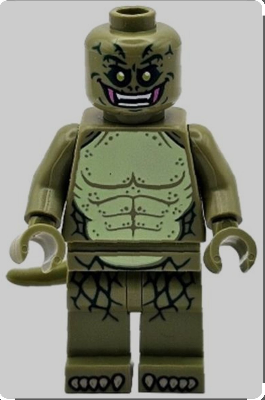 LEGO Lizard sh938 from Spiderman vs Sandman Set Exclusive Minifigure LIZARD ONLY