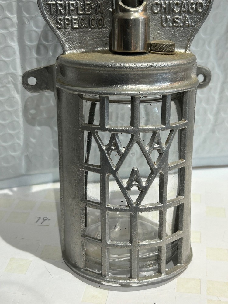 Vintage Triple A Spec Oiler Lubricator