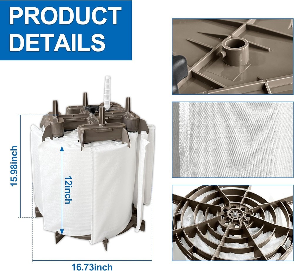 DEX2420DC Filter Element Cluster Assembly Replacement for Hayward 24 sq.ft. Pro-