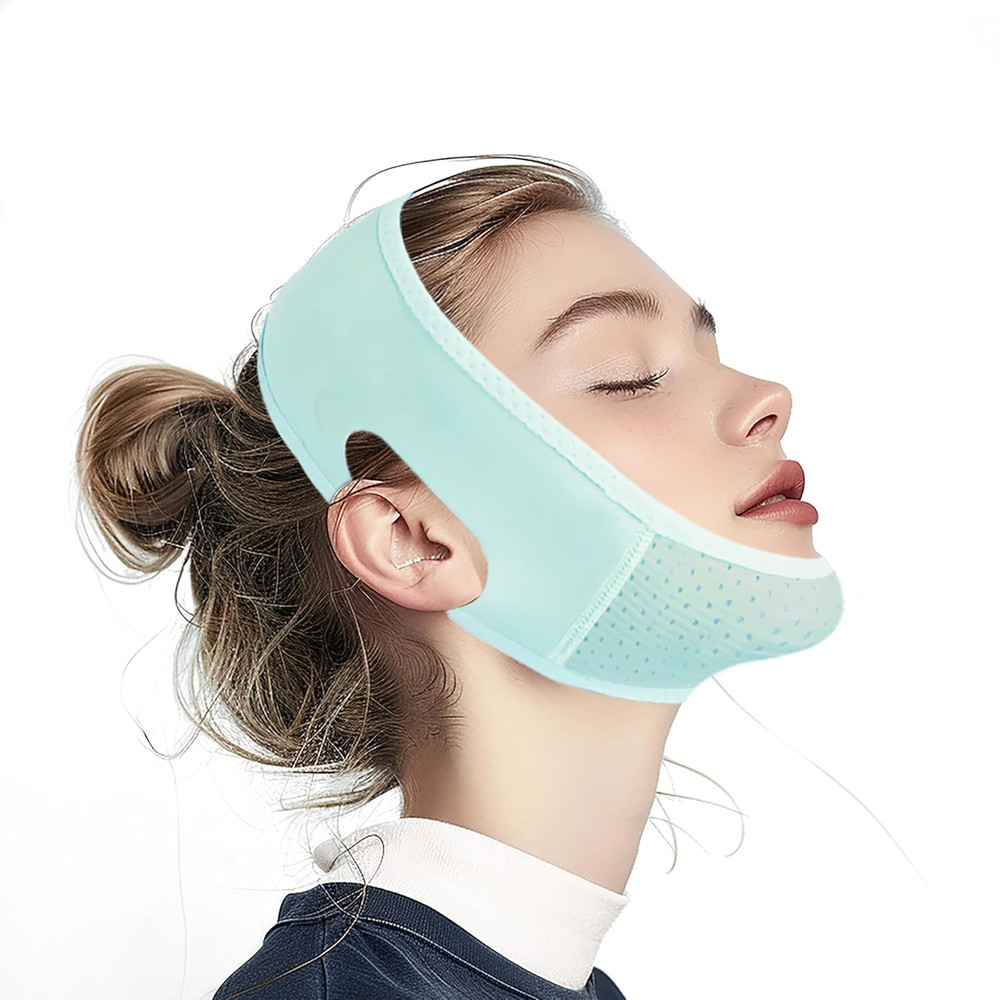 Chin Strap for Sleeping, V Line Lifting Mask, Reusable Face Strap, Jaw Exerciser