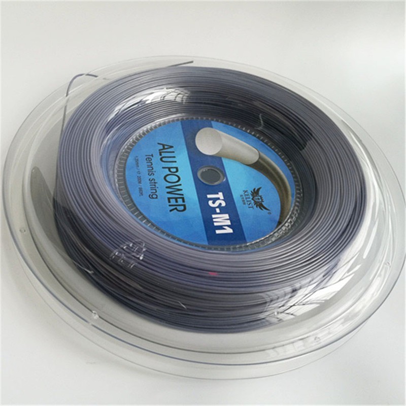 Alu Power Big Banger Tennis Rackets with Universal Polyester String 200M Gray