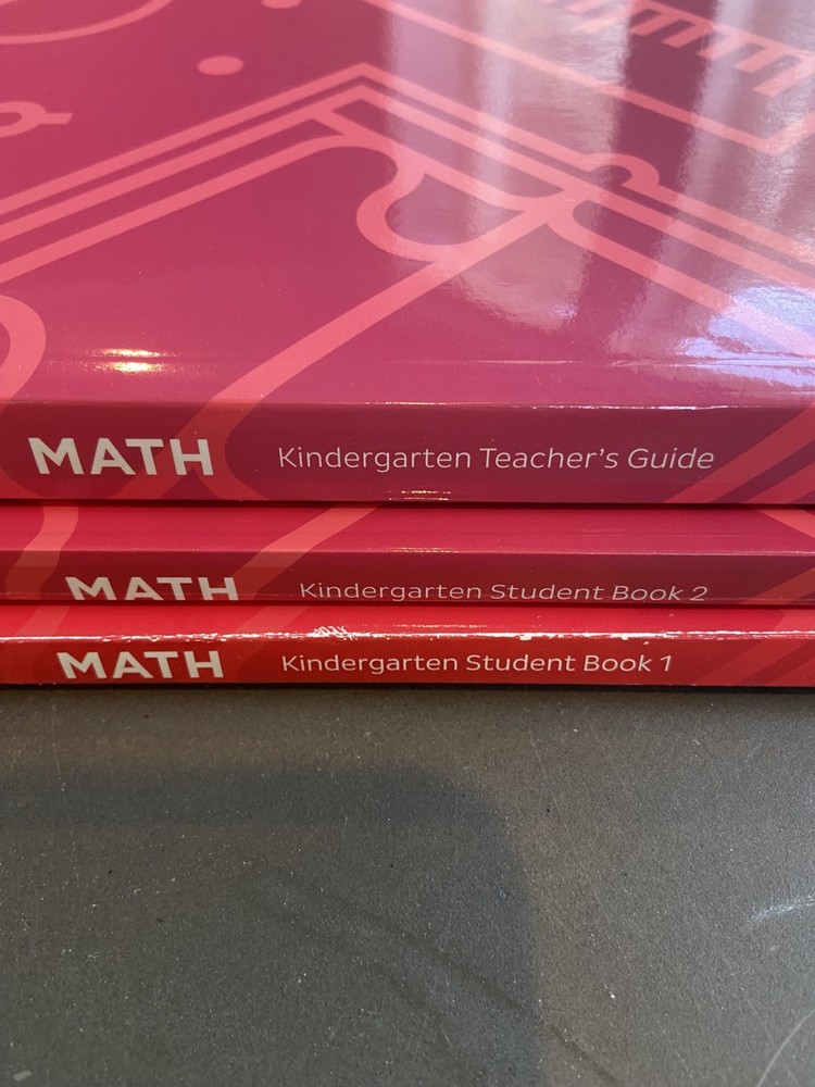 CALVERT Homeschool Curriculum Kindergarten Math Teacher Guide & Student Workbook
