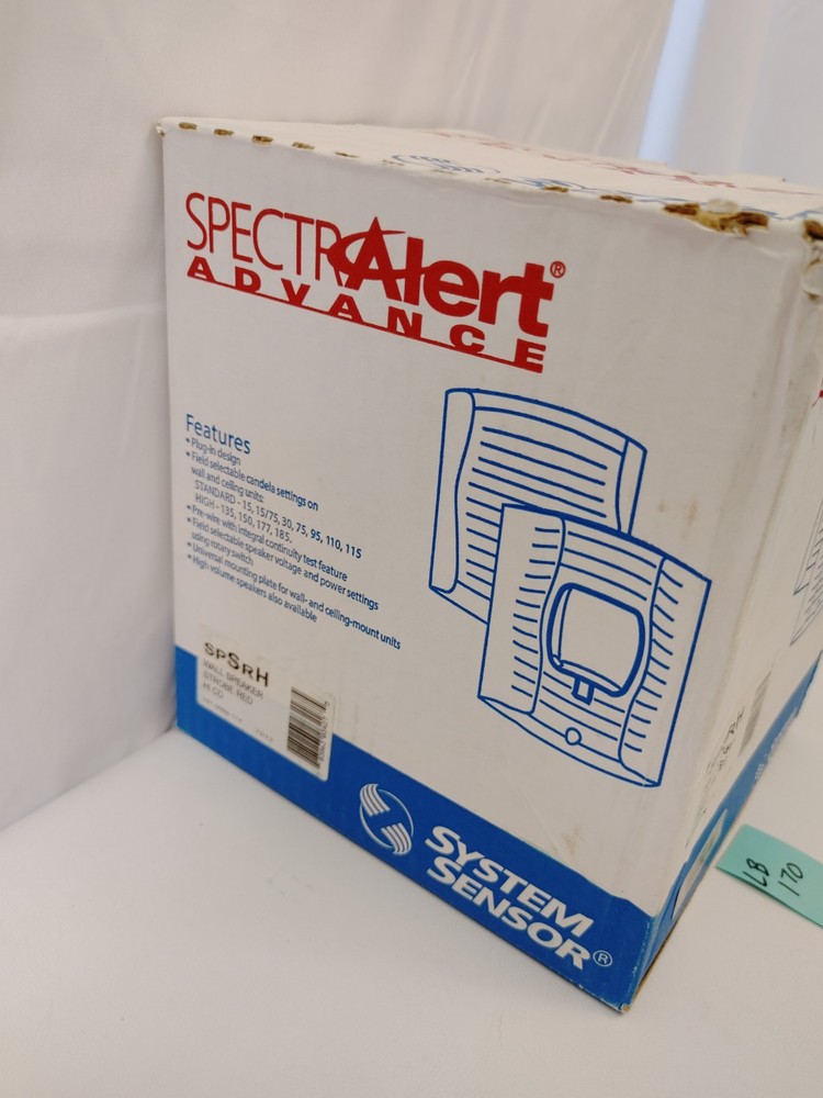 System Sensor SPSRH Wall Mount Speaker/Strobe
