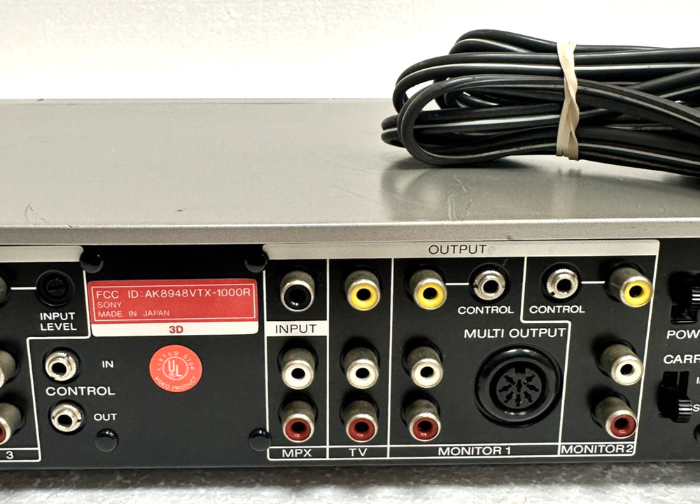 Sony VTX-1000R Frequency Synthesizer Component TV Tuner Working!