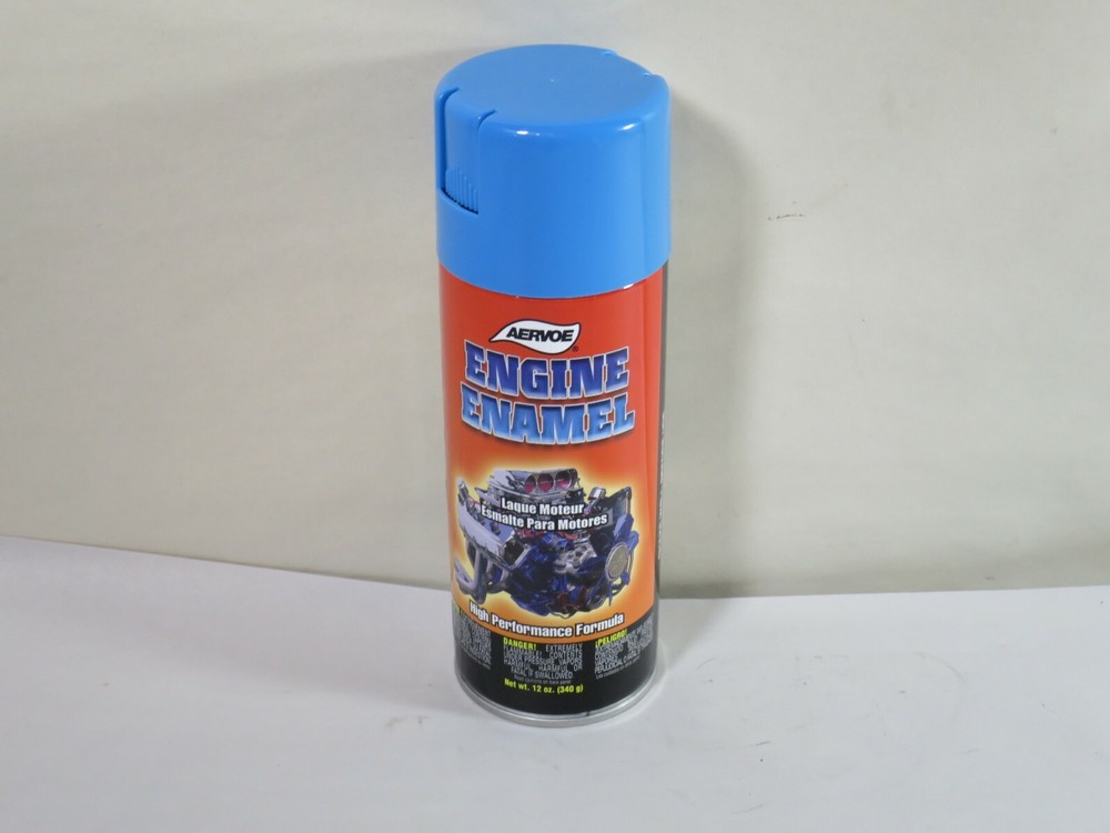 Aervoe 568 Engine Enamel Paint Chrysler Blue 12oz Can
