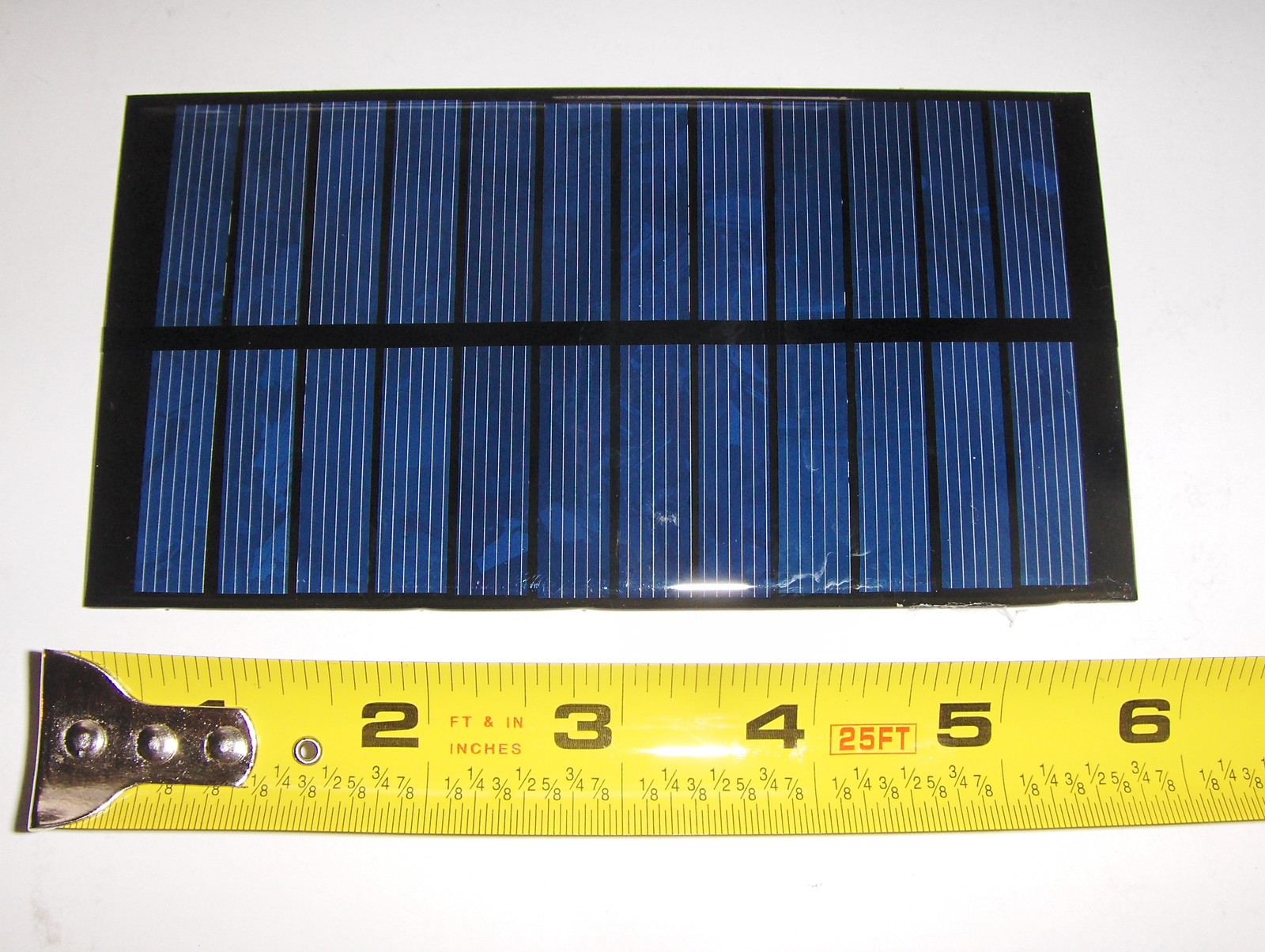 6V x 250 mA Mini Solar Panel encapsulated virtually indestructible solar cells