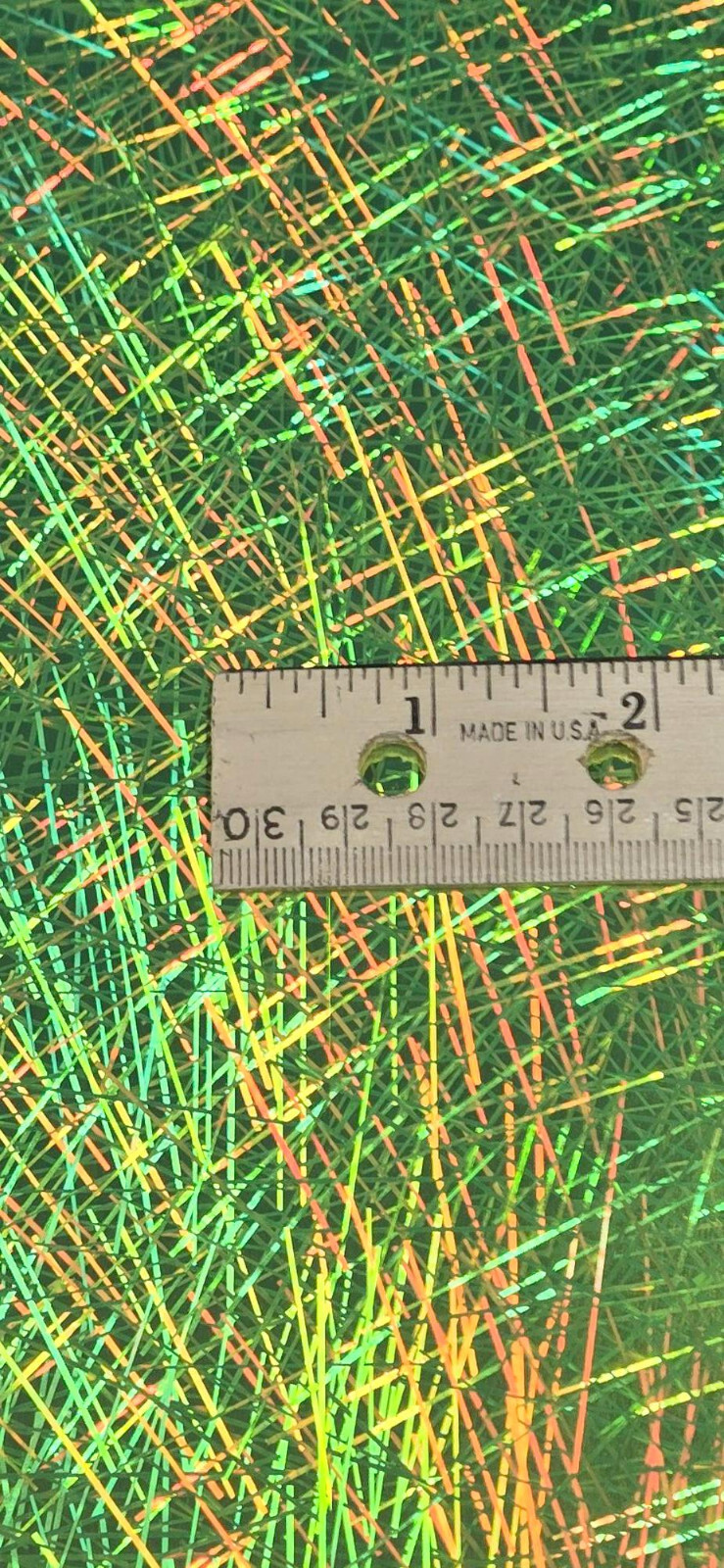 Holographic Fluorescent Yellow Light Ray Sign Plotter Cutter Vinyl Roll