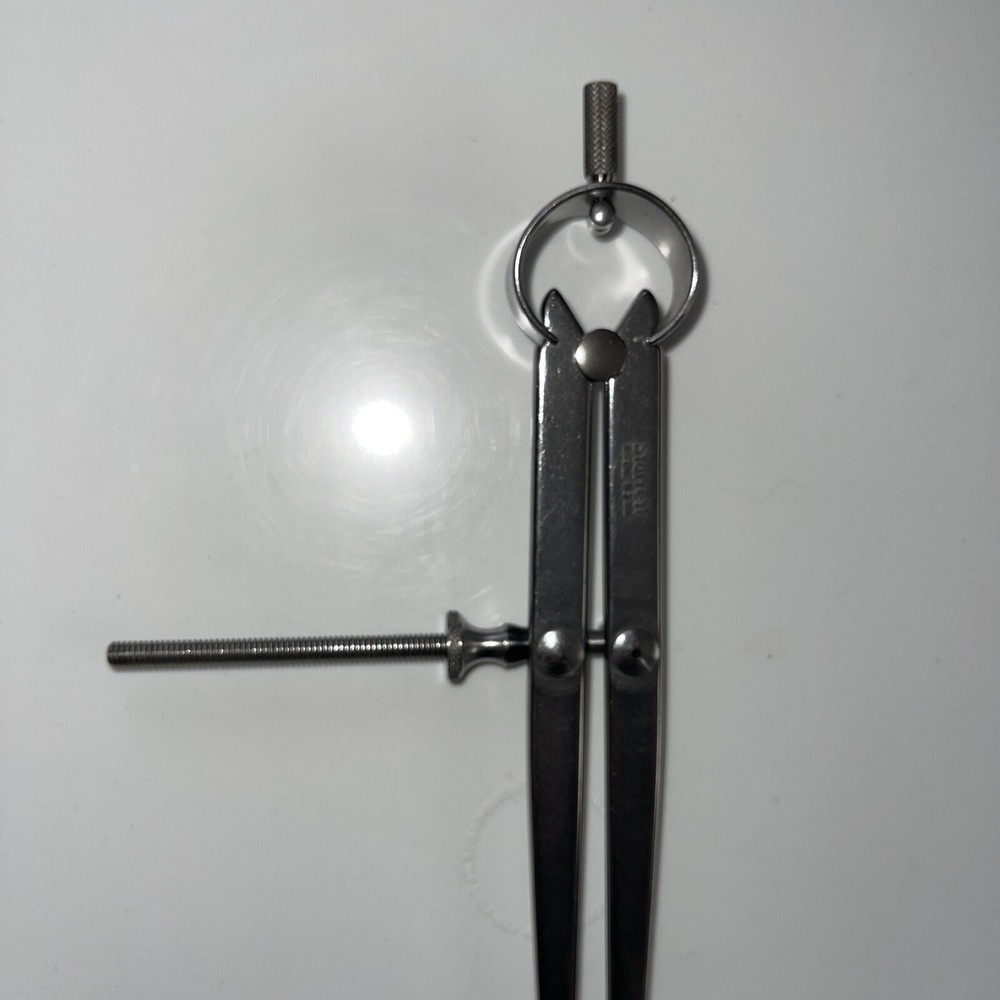 Starrett 83 Yankee Spring-Type Dividers Solid Nut leg 8.5"