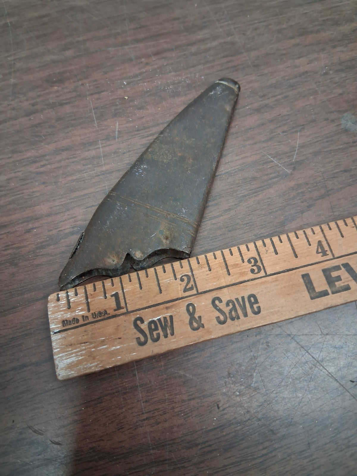 FEDERAL PERIOD SWORD STEEL SCABBARD DRAG