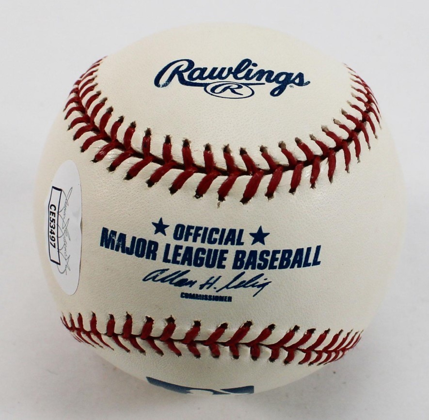 RYAN SWEENEY (Outfielder) Oakland Athletics Signed OML Baseball (JSA Basic COA)