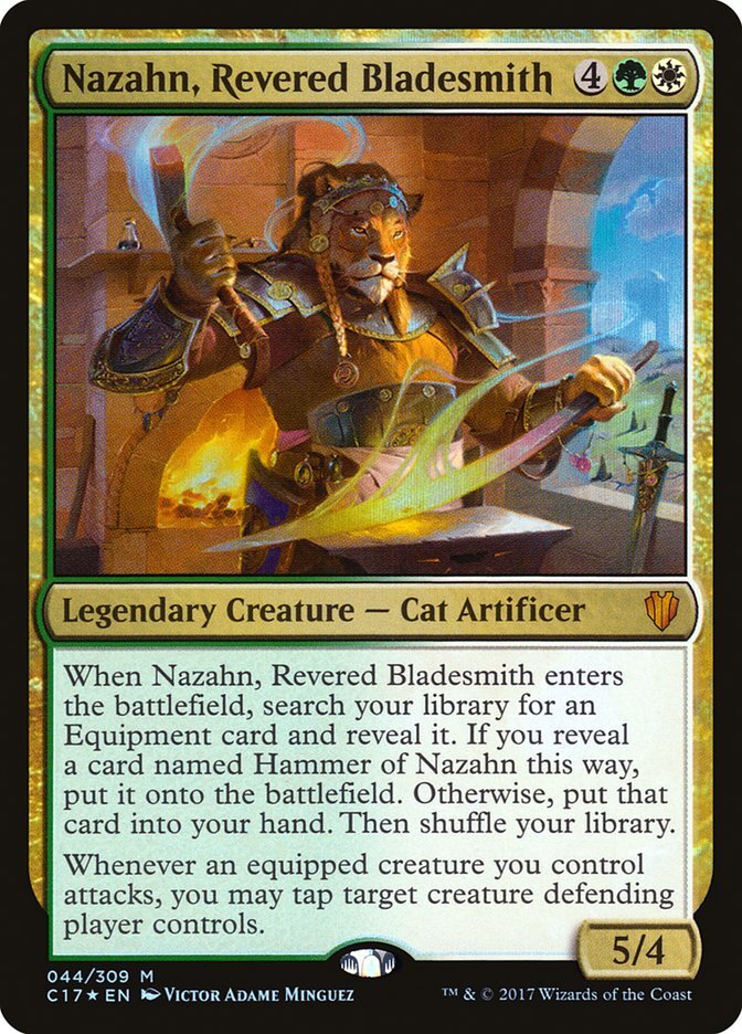 Nazahn, Revered Bladesmith [Commander 2017] Magic MTG