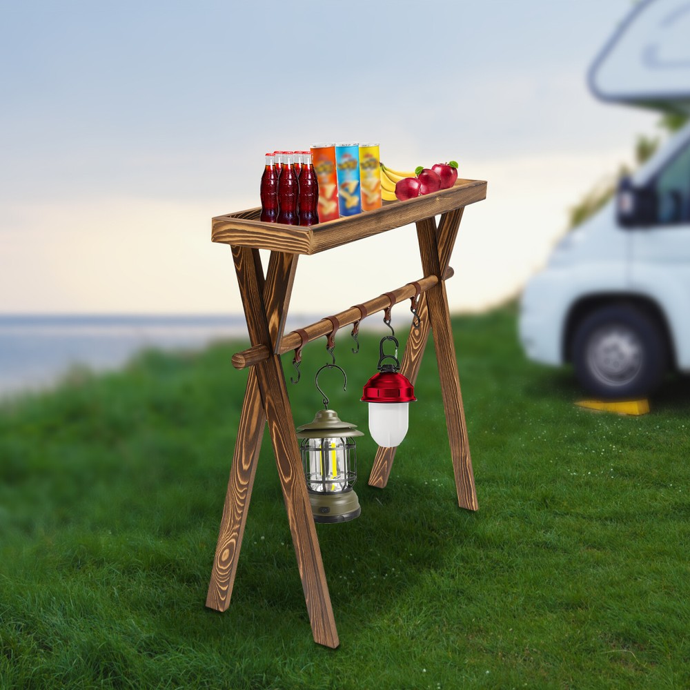 Multi-function Stand Rack Tools Outdoor Storage Camping Hangong Rack & Holder