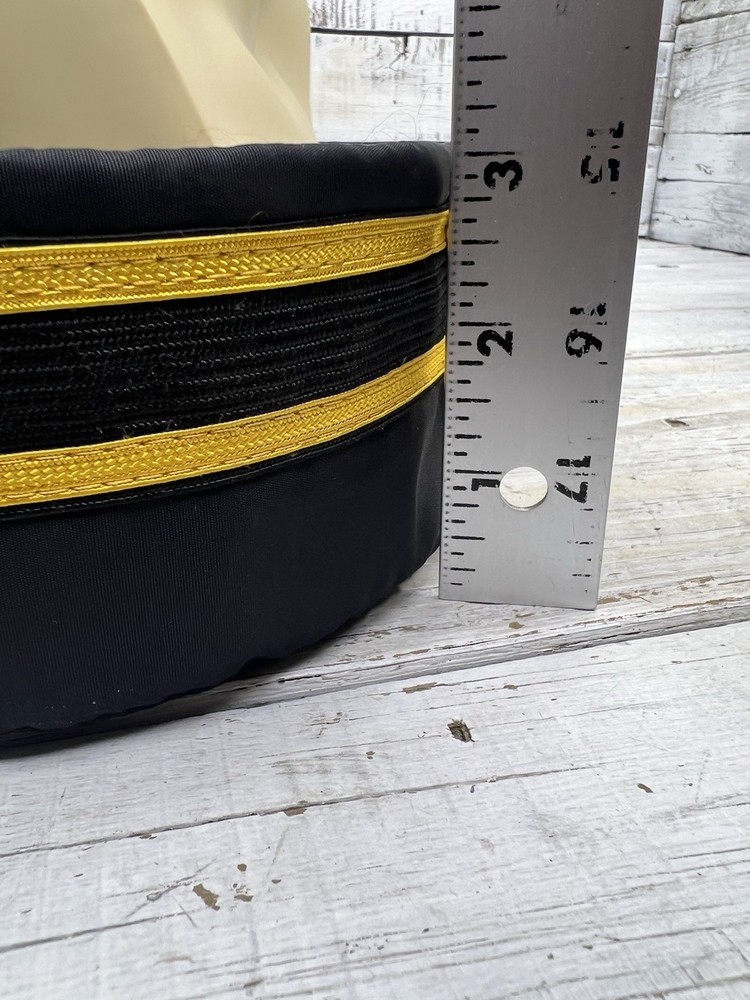 Vintage Freemason Masonic Hat 32nd Degree Scottish Rite Double Eagle Cap AS-IS