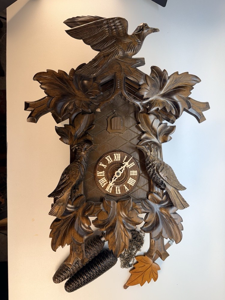 Schneider Black Forest Germany Regula 8 Day Cuckoo Clock - Works -