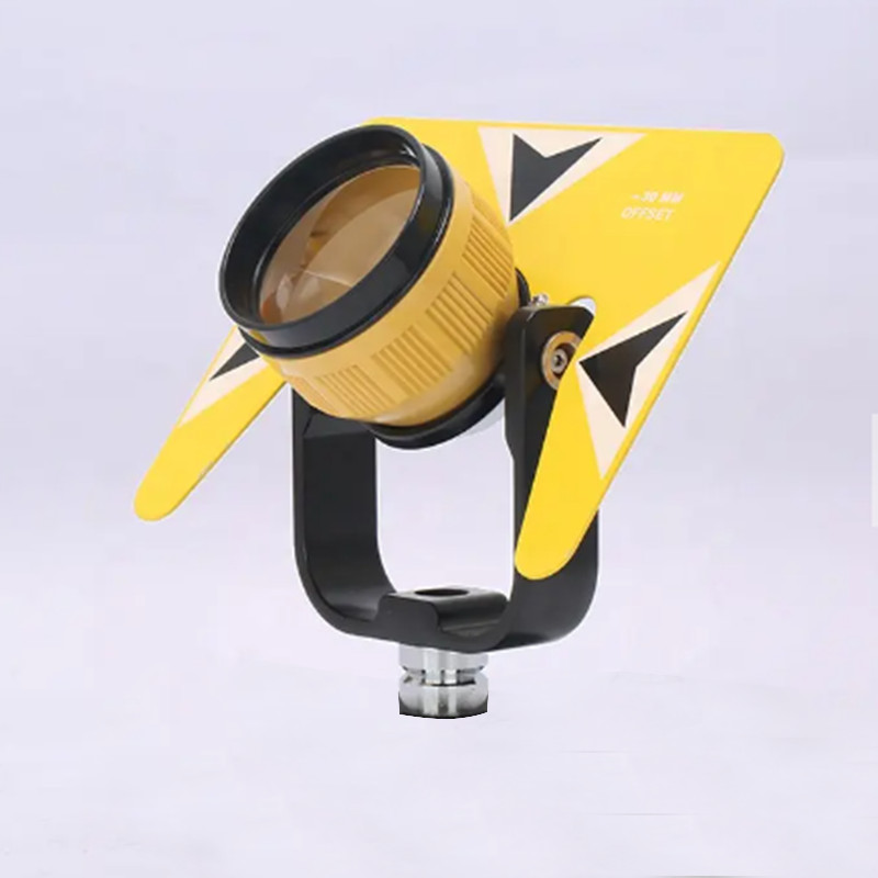 NEW YELLOW SINGLE PRISM PRISMS FOR TOTAL STATIONS