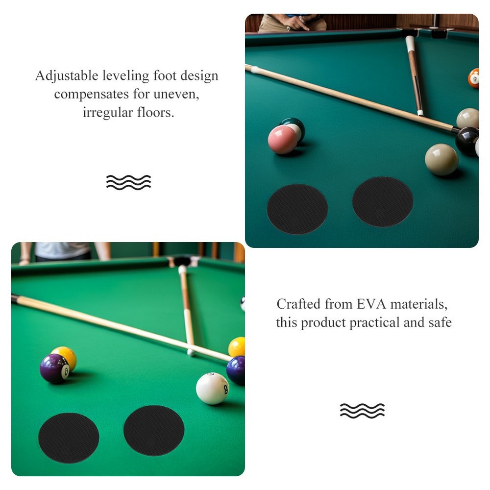 12Pcs Billiard Table Foot Pads Leveling Cushion for Pool Table