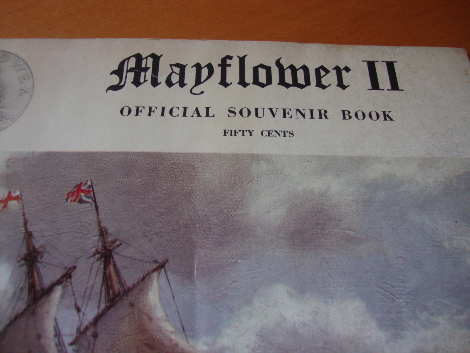Vintage Mayflower II Official Souvenir Booklet NY Mayflower II Exposition 1957