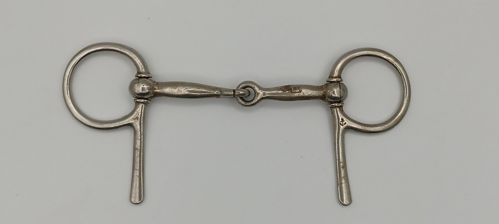 Vintage North and Judd half-cheek snaffle bit