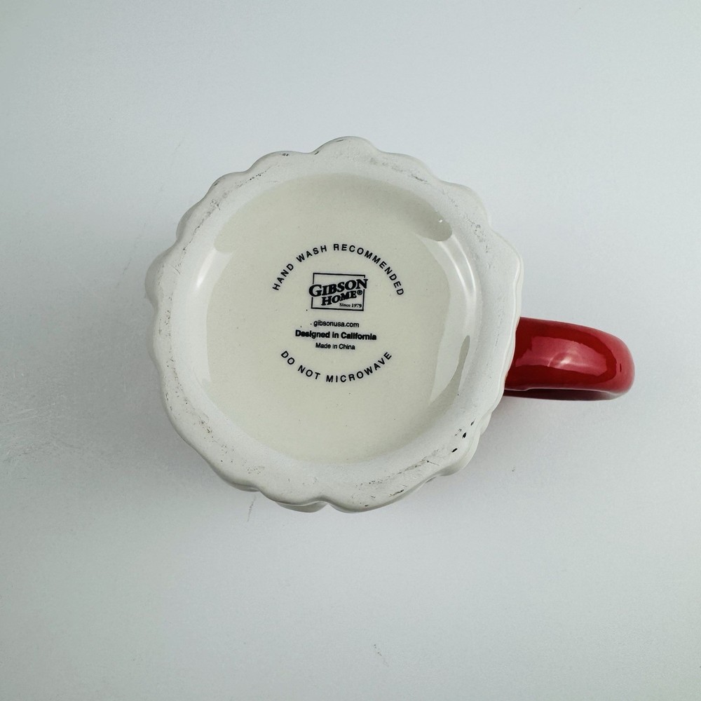 Gibson Pottery Santa 3D Coffee Mug Cup