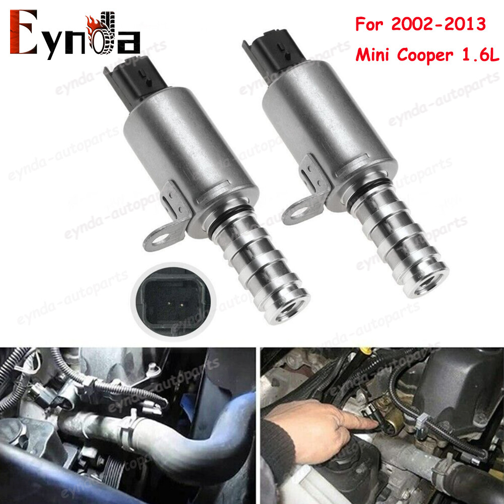2X Engine Variable Valve Timing Control Solenoid VANOS VVT For 02-13 Mini Cooper