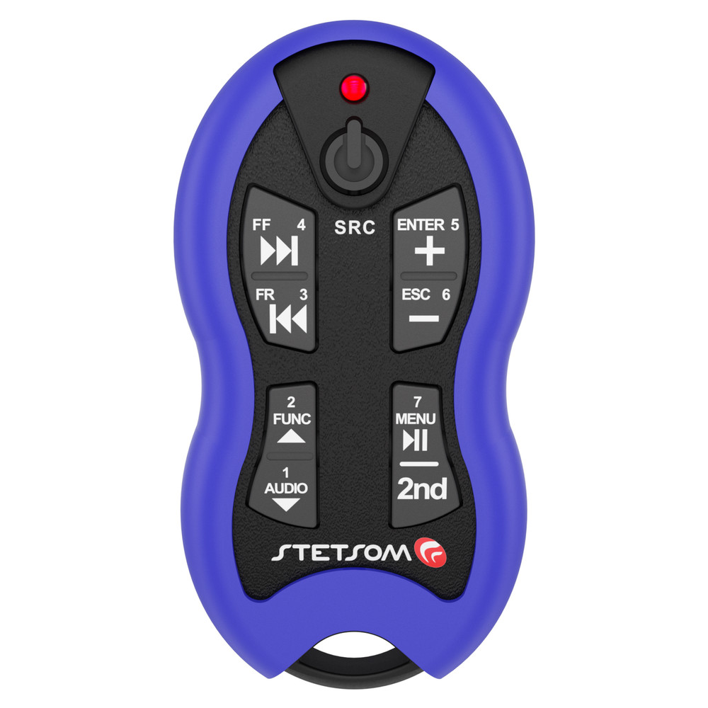 Stetsom SX2 Long Range Multi Function Audio and Video Remote Control - Blue