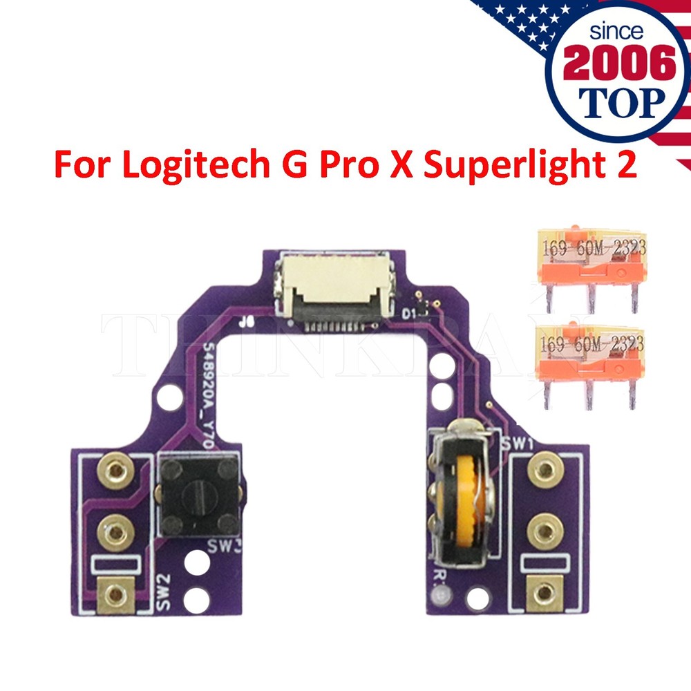 Hot-swap Switch Button Mouse Board for Logitech G Pro X Superlight 2 2nd Mouse