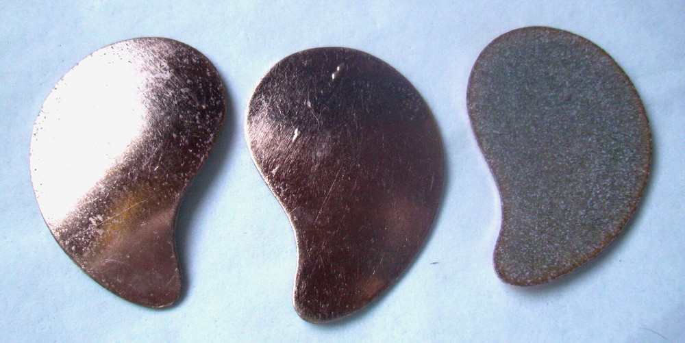 40X Copper Blanks for enameling use-LARGE  FREEFORM SHAPE  shape