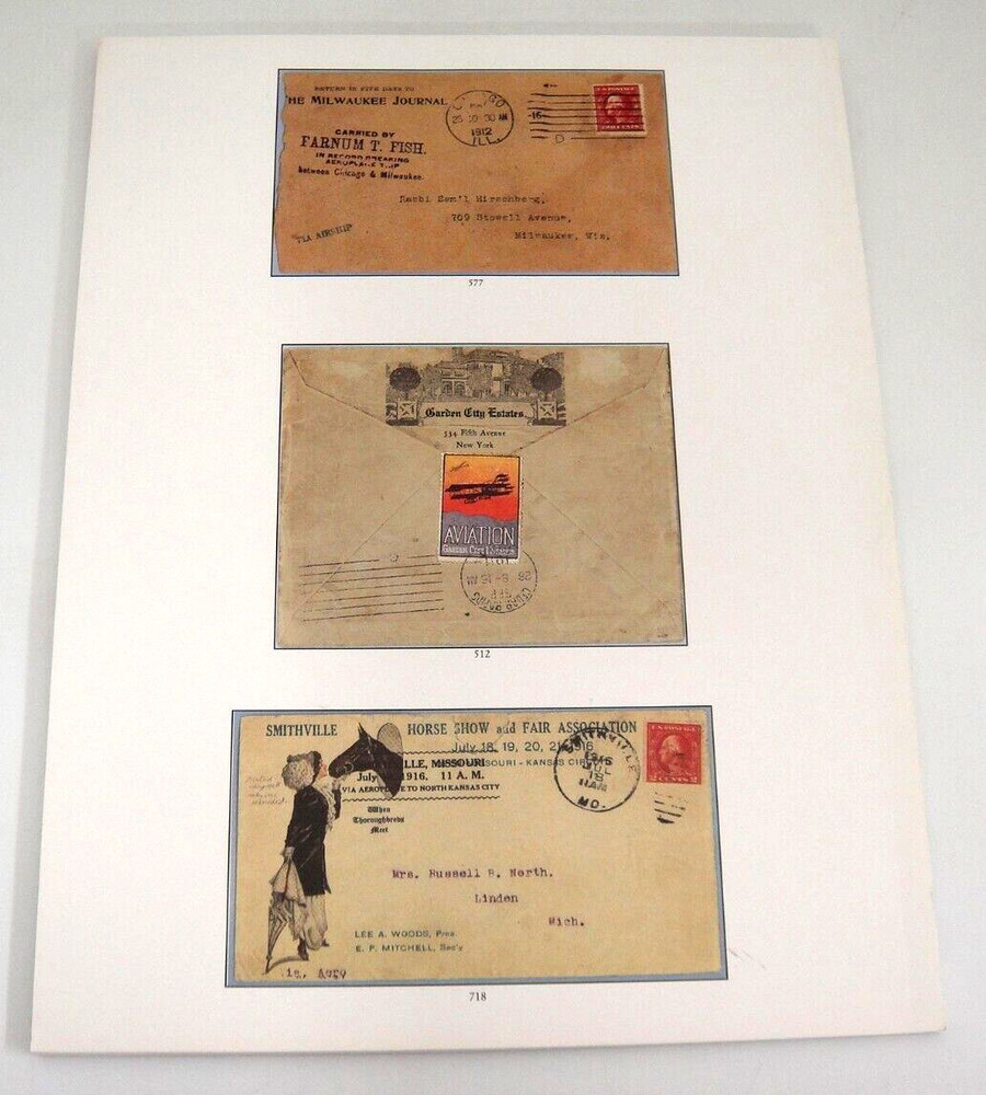 Nutmeg Stamp Auction Catalog 2008 Aerophilately US Airmail Flights