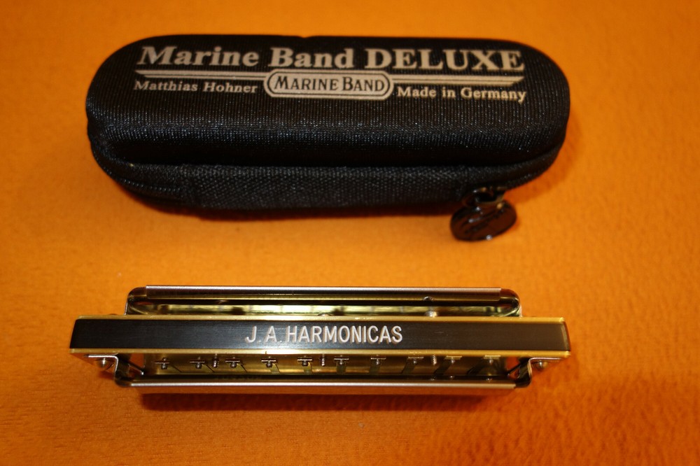 New MARINE BAND DELUXE HARMONICA Joel Andersson Basic Reedwork Performance Comb