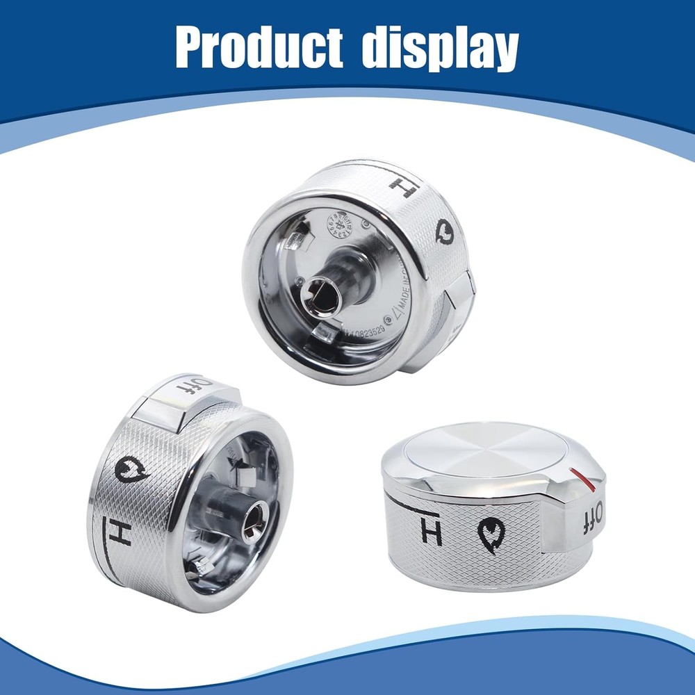 5 Pack - Upgraded W11030413 Range Control Knob for Whirlpool KitchenAid Ranges