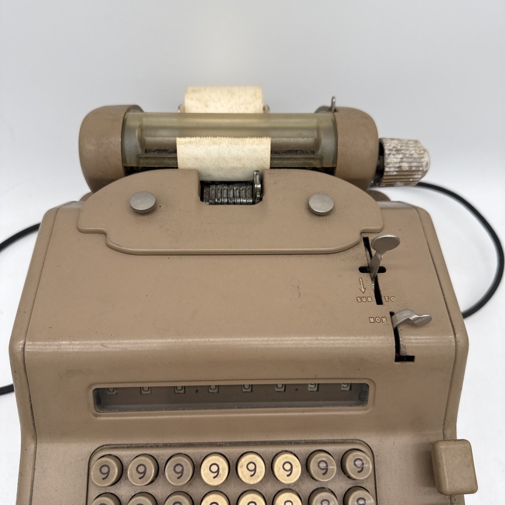 Vintage NCR Adding Machine Untested For Parts Only