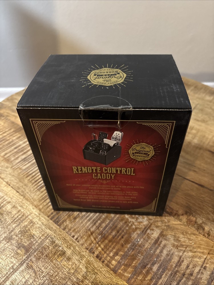 THE ORIGINL FUN WORKSHOP Remote Control Caddy With Spinning Valet Organizer