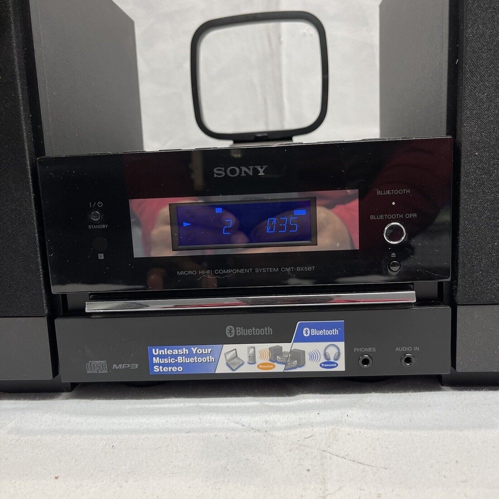 Sony CMT-BX5BT Micro HiFi Component MP3 CD Stereo System w/ Bluetooth Wireless