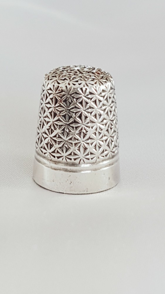 Silver THIMBLE ~ Charles Horner (CH) DORCAS ~ Size 9