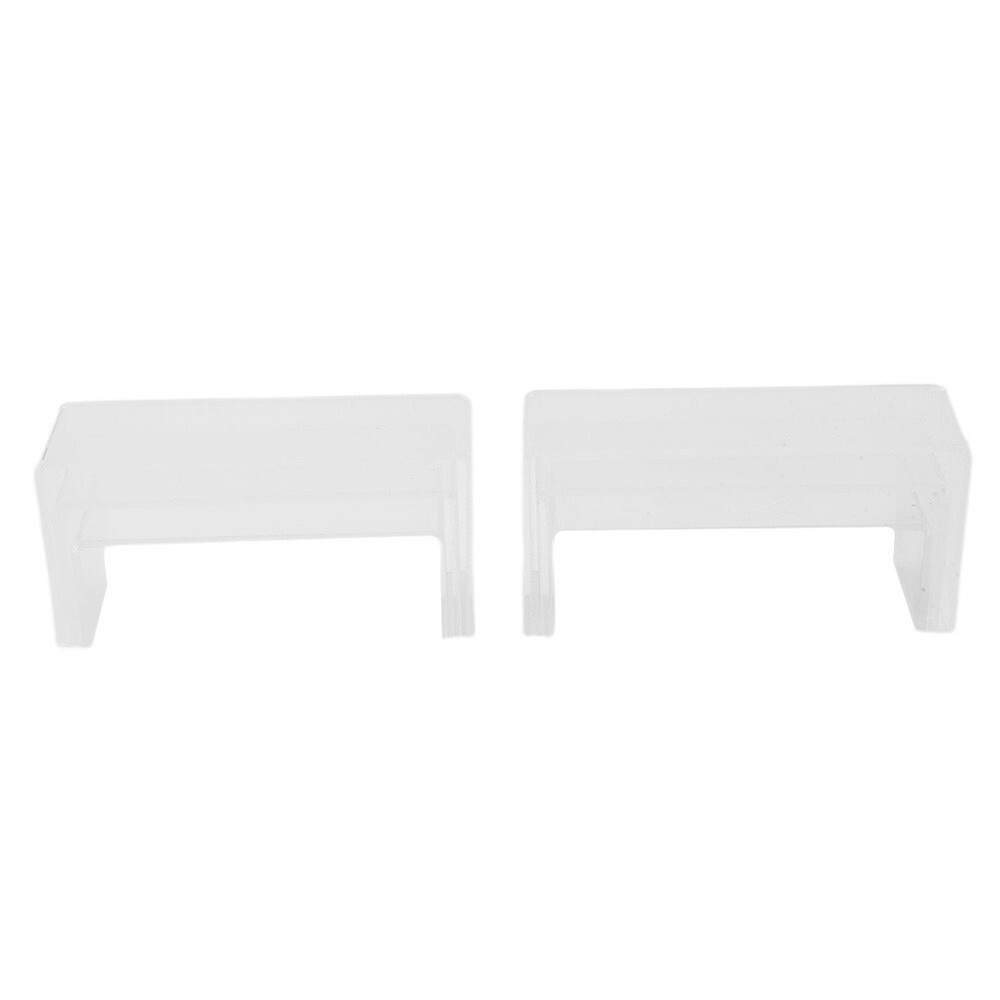 Display Stand Shelf Holder Rectangle Risers Transparent Trophies Acrylic