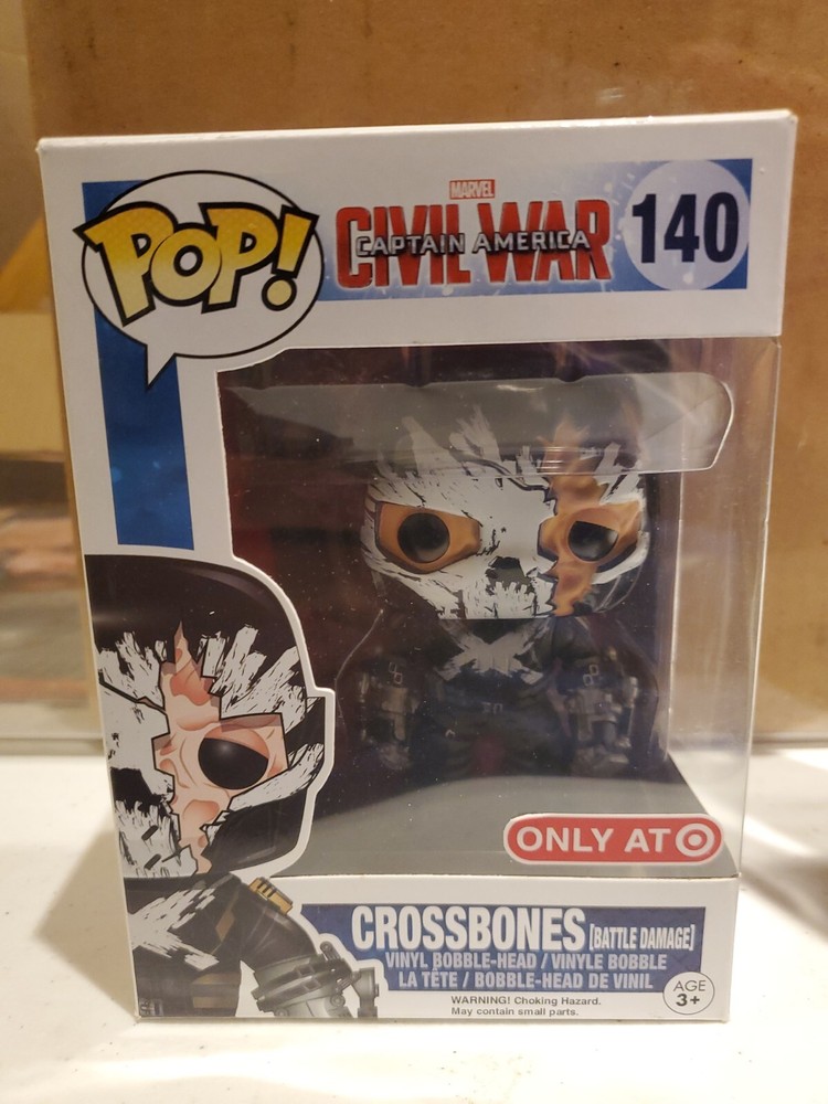 Funko Pop! MARVEL: Crossbones [Battle Damage] #140