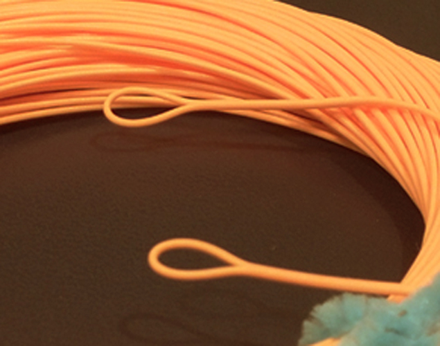 FLY LINE Weight Forward Floating 7WT Loops at each end, Orange 100' LN538